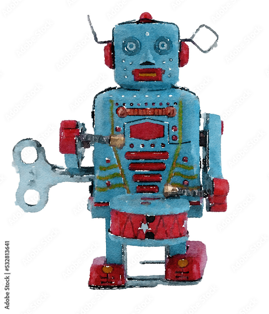 Fototapeta premium Tin Toy Robot