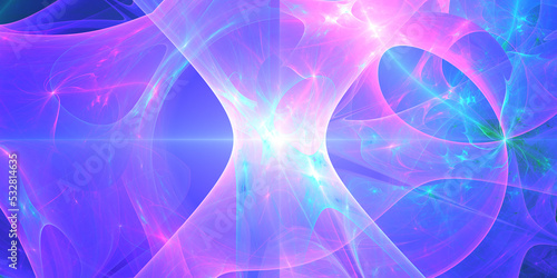 Digitaler Fractal Hintergrund Design für Druck und Layout