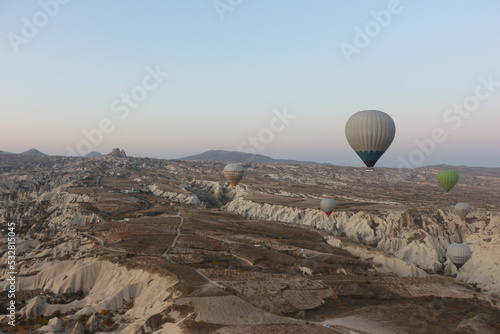 hot air balloon in region country