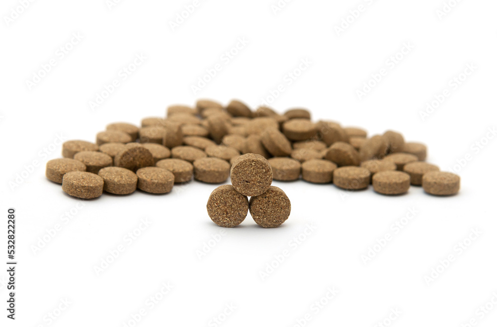 Pills on a white background. Medicines, medical capsules, dietary supplements, vitamins. Medicines close-up. Pills on a white background. Medicines, medical capsules, dietary supplements, vitamins. Medicines close-up.