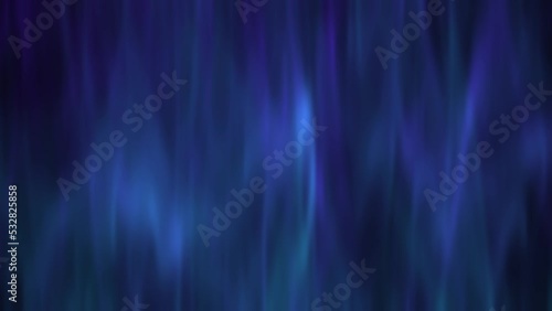 The blue glow on a dark background moves either to the right or to the left. Looks like northern lights. Animated background and club video. Endless cycle. The loop