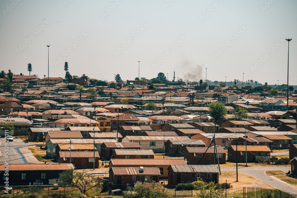 Fototapeta premium Soweto township near Johannesburg in South Africa