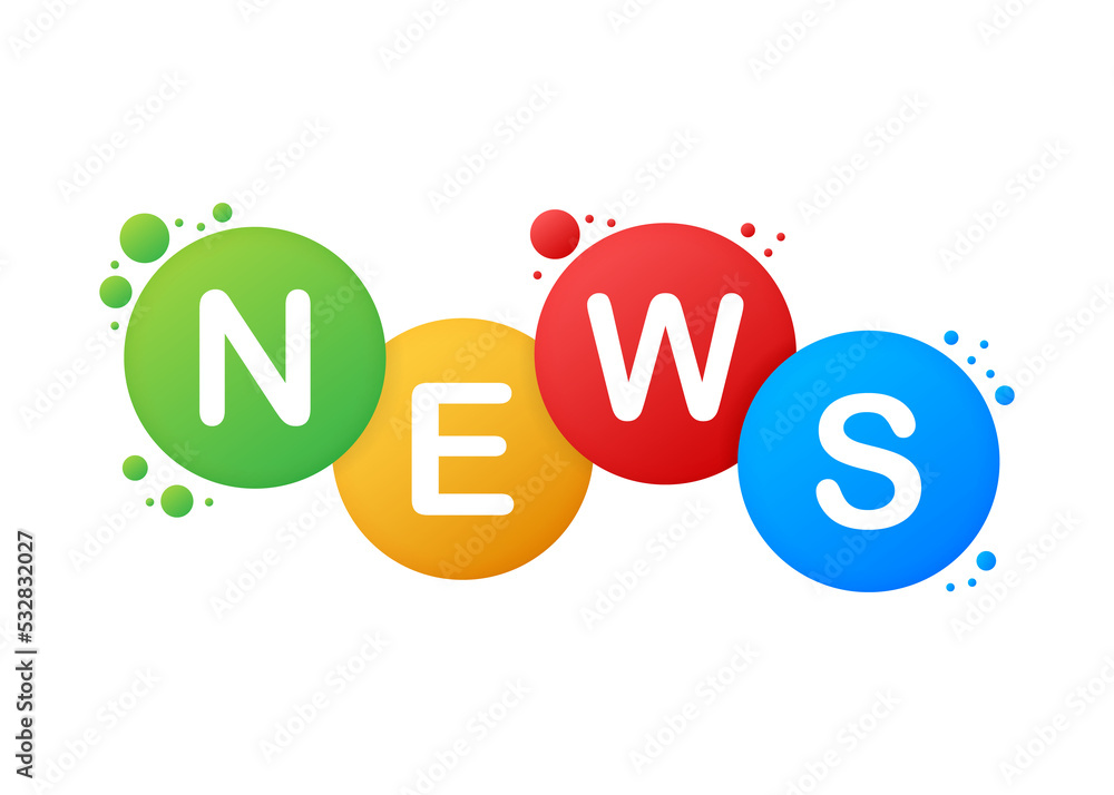 News. Word banner. stock illustration. News. Word banner. stock illustration.