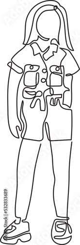 women jumpsuit fashion lifestyle people minimal outline art