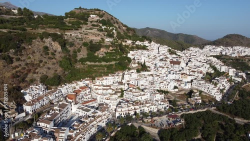 Aerial view - Frigiliana, Spain.