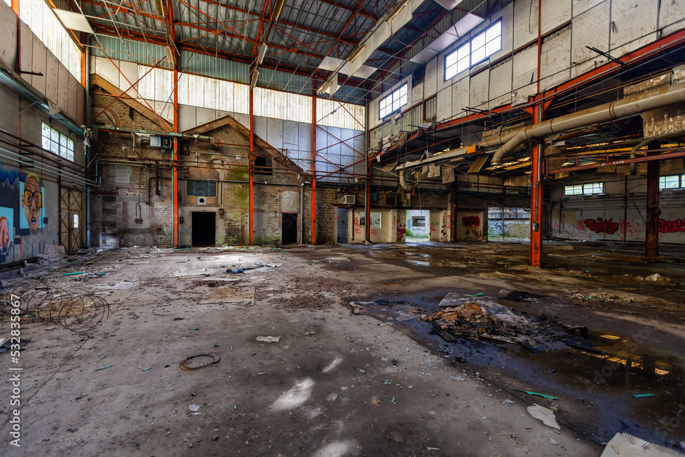 Abandonned asbestos factory Abandonned asbestos factory