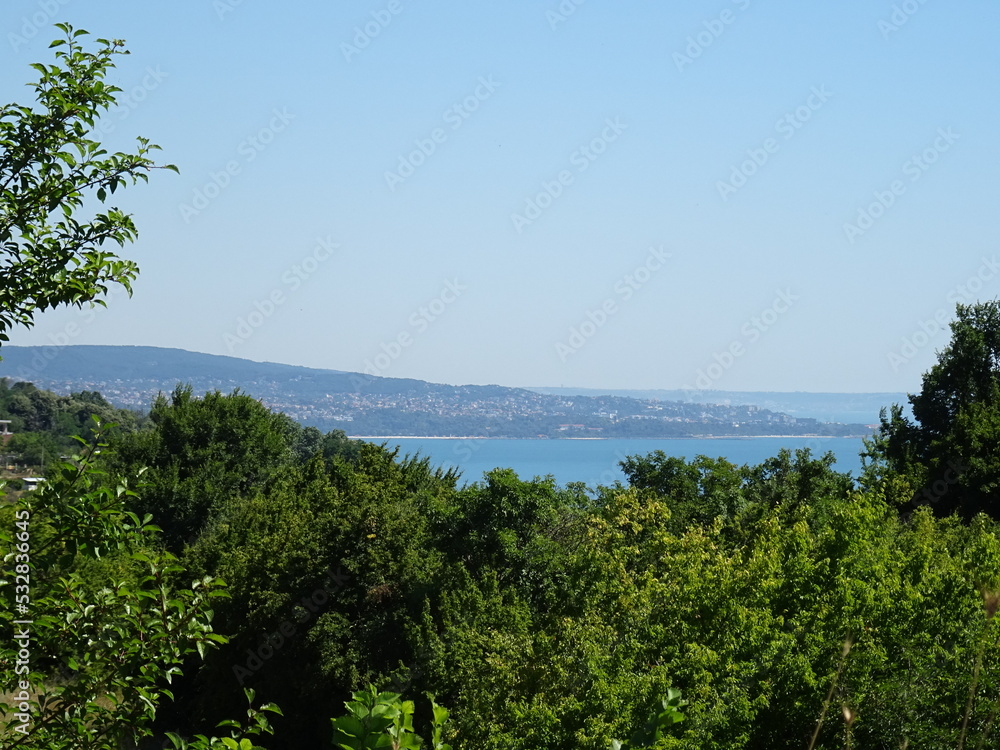 Nice summer view from Varna in Bulgaria 