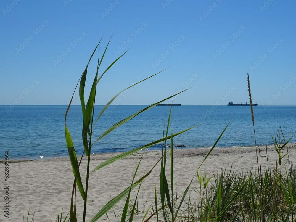 Nice summer view from Varna in Bulgaria Nice summer view from Varna in Bulgaria