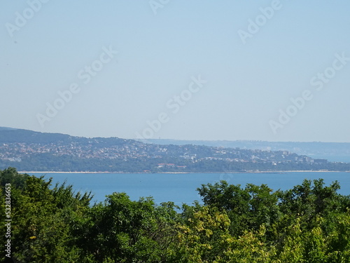 Nice summer view from Varna in Bulgaria 