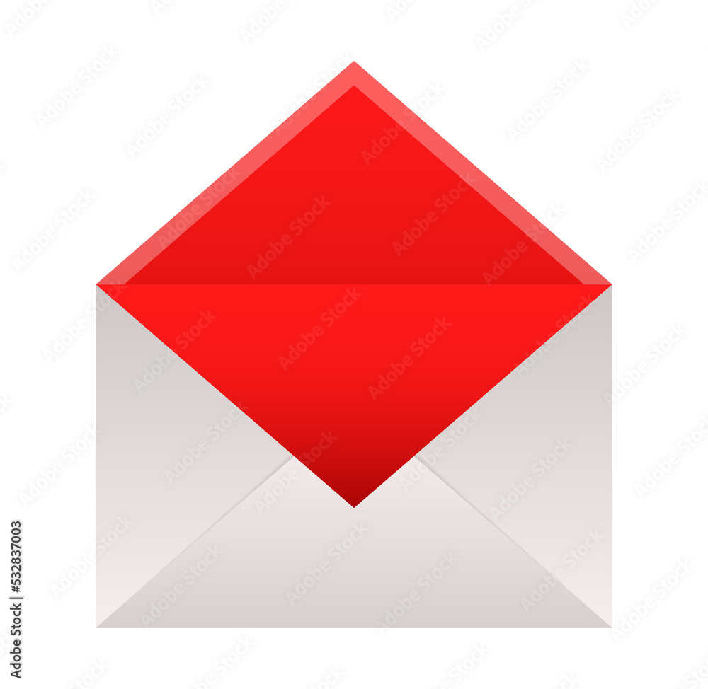 Wax sealed envelopes on white background. stock illustration. Wax sealed envelopes on white background. stock illustration.