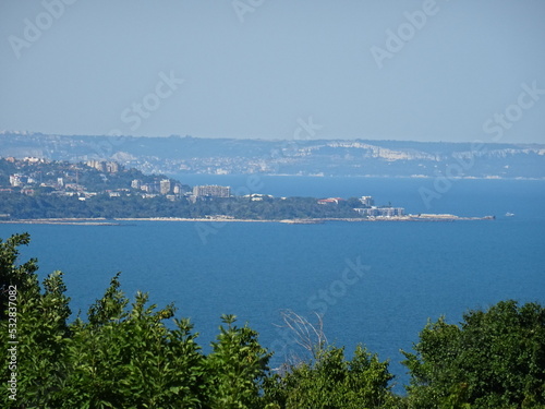 Nice summer view from Varna in Bulgaria 