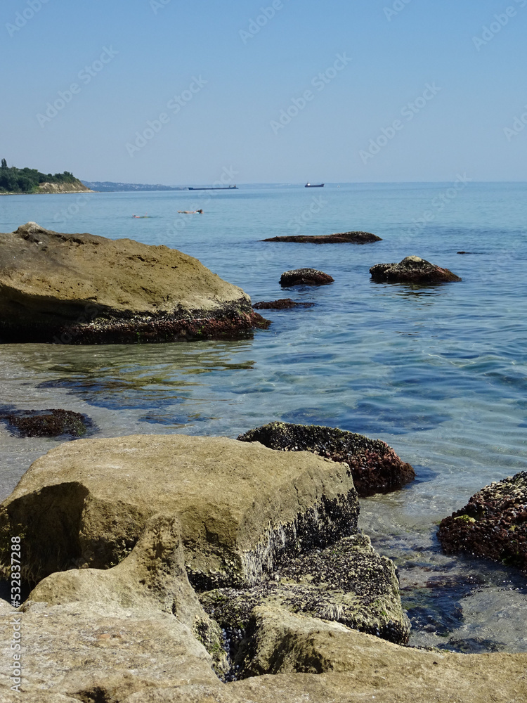 Nice summer view from Varna in Bulgaria 