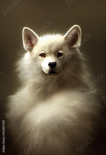 white dog © Edward Radu