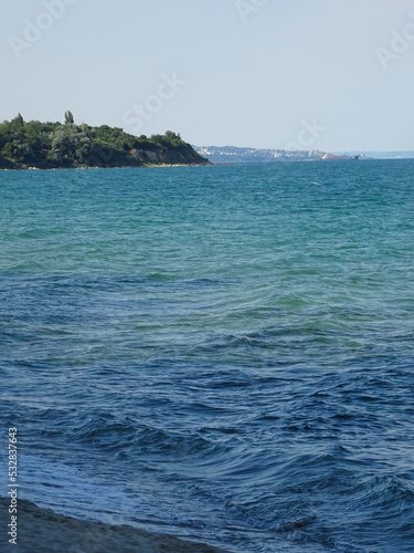 Nice summer view from Varna in Bulgaria 