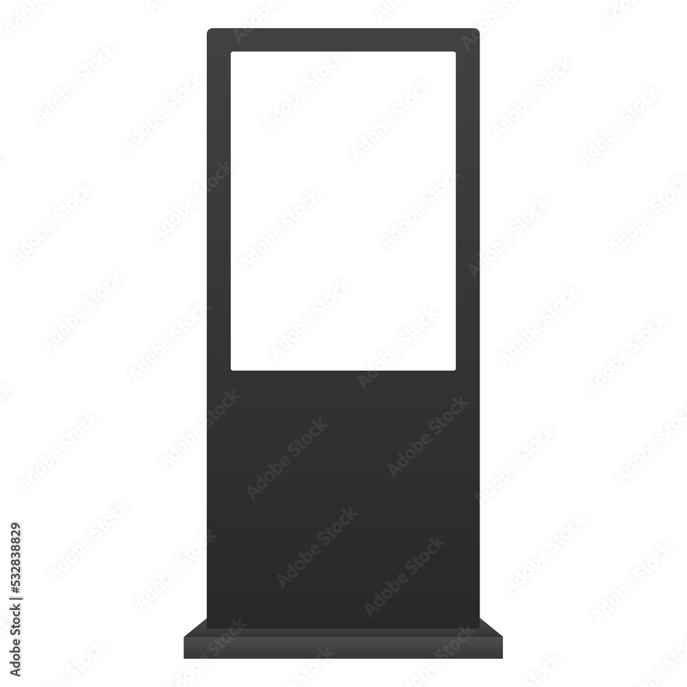 Realistic light box template on white background. Outdoor advertising banner. stock illustration. Realistic light box template on white background. Outdoor advertising banner. stock illustration.
