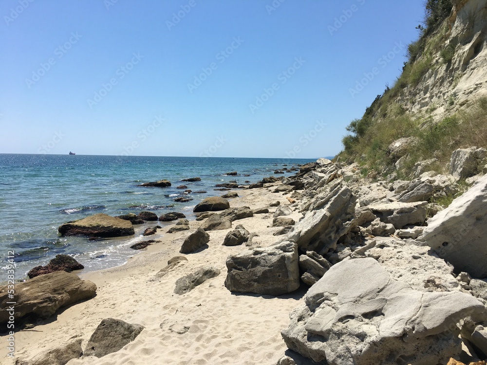 Fototapeta premium Nice summer view from Varna in Bulgaria 