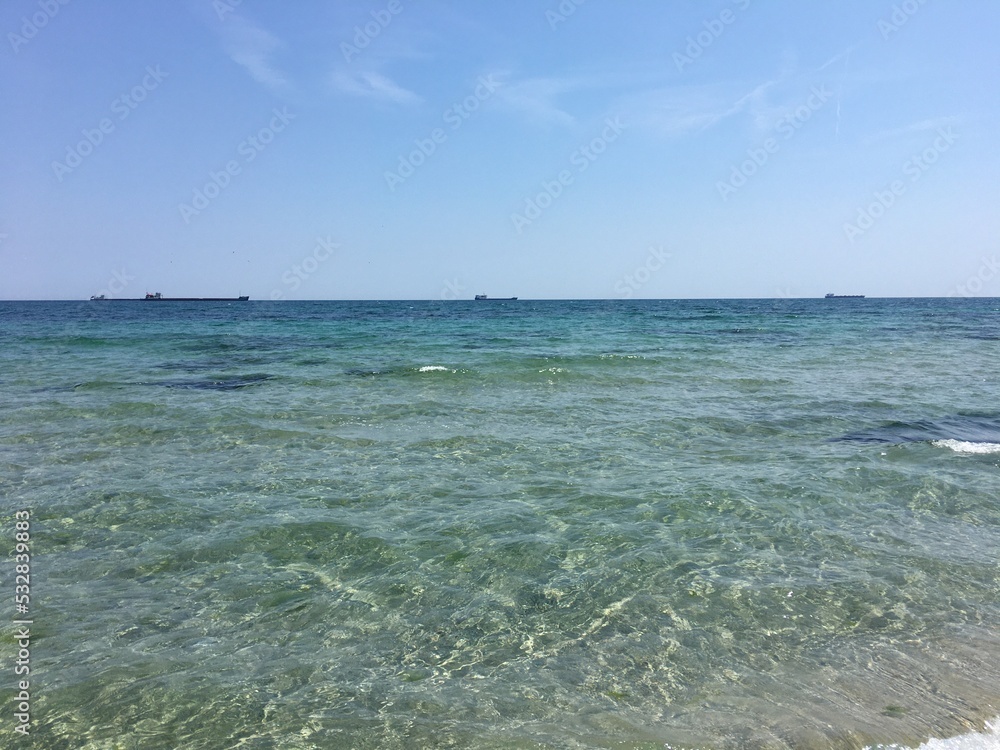 Nice summer view from Varna in Bulgaria Nice summer view from Varna in Bulgaria