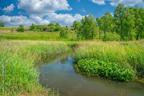 Mound Creek at Blue Mounds State Park.