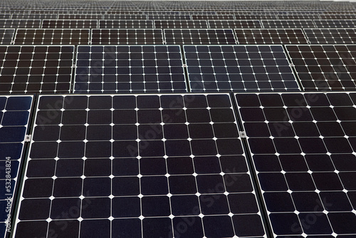 Solar panels for electric power