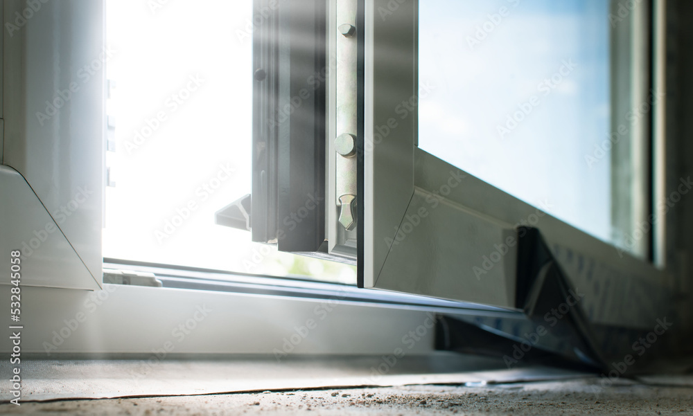Aluminum window in a new house Aluminum window in a new house