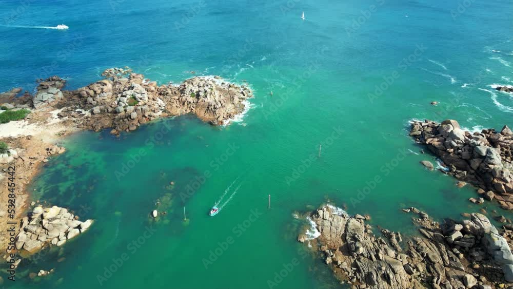 Paysage du littoral breton en France Paysage du littoral breton en France