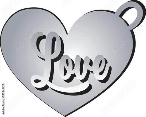 Love Heart Charm