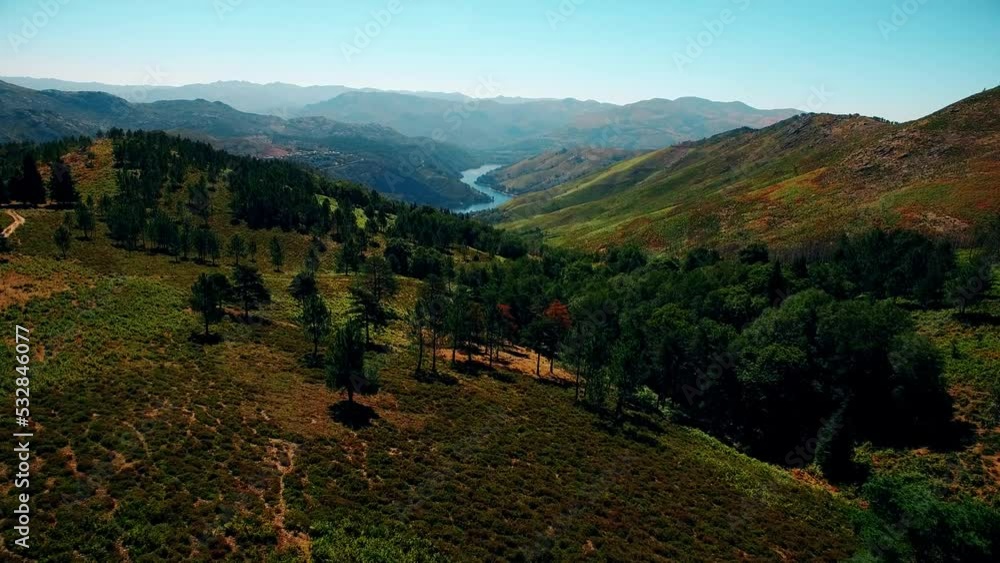 Flying Over Stunning Nature Landscape Flying Over Stunning Nature Landscape