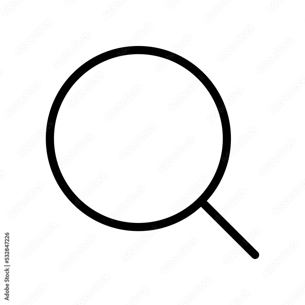Search icon Magnifying Glass symbol icon Vector illustration for website design UI Search icon Magnifying Glass symbol icon Vector illustration for website design UI