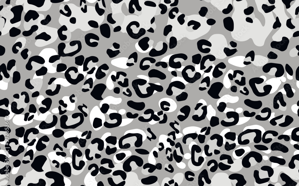Fototapeta premium Abstract modern leopard seamless pattern. Animals trendy background. Color decorative vector stock illustration for print, card, postcard, fabric, textile. Modern ornament of stylized skin