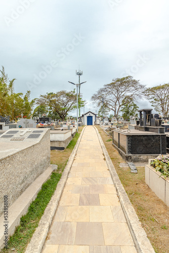Cemetery in the city of Catas Altas, State of Minas Gerais, Brazil