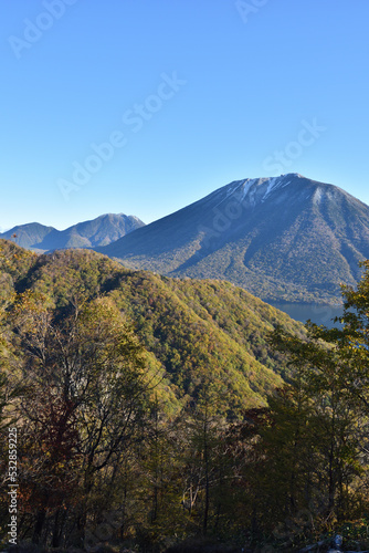 Climbing mountains in Autumn, Nikko, Tochigi, Japan  photo