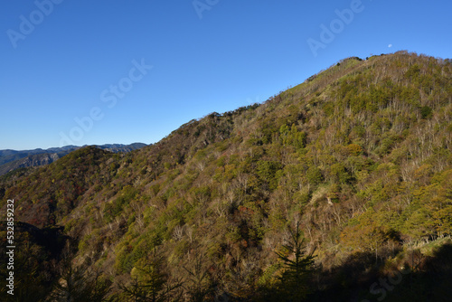 Climbing mountains in Autumn, Nikko, Tochigi, Japan 