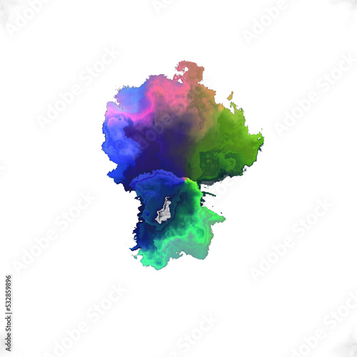 Abstract digital artwork illustration design