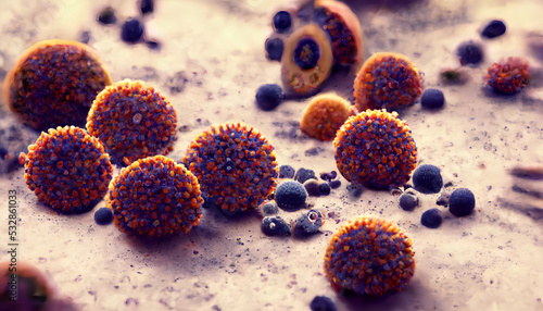  Pathogenic Polioviruses illustration