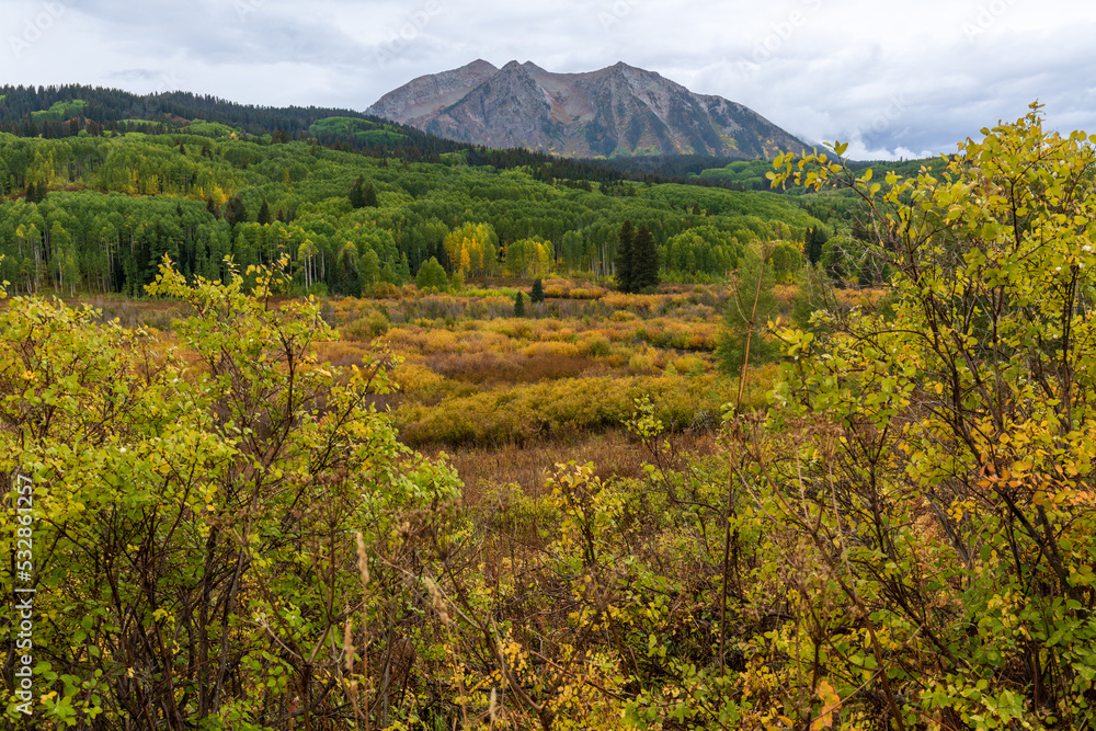 mountain in autumn