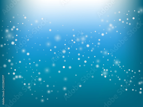 Winter Holidays Falling Snow Vector Background.