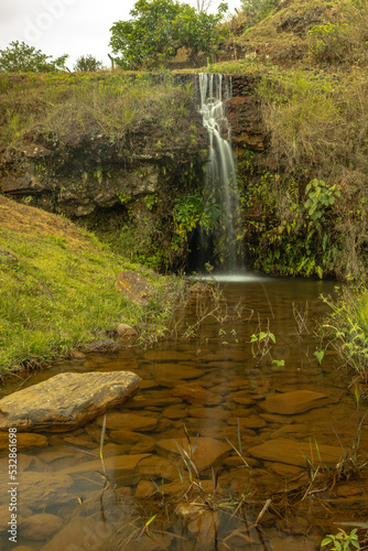 waterfall in the city of Catas Altas  State of Minas Gerais  Brazil