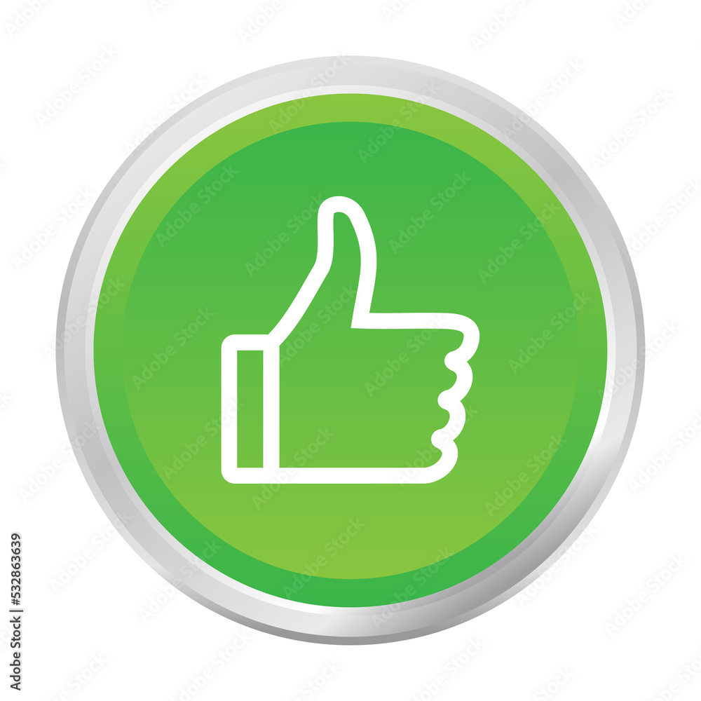 Flat green button on red background. Ok sign. Trumb up, great design for any purposes. Social media concept. stock illustration. Flat green button on red background. Ok sign. Trumb up, great design for any purposes. Social media concept. stock illustration.