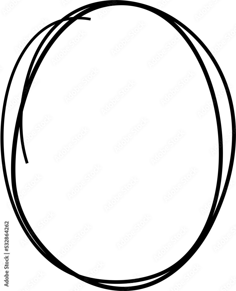 Hand Drawn Scribble Circle Sketch Hand Drawn Scribble Circle Sketch