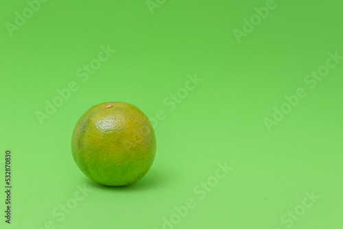 orange and lime green background isolated