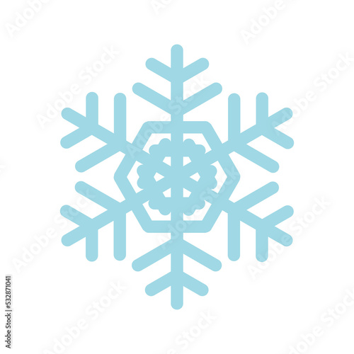 blue snowflake illustration