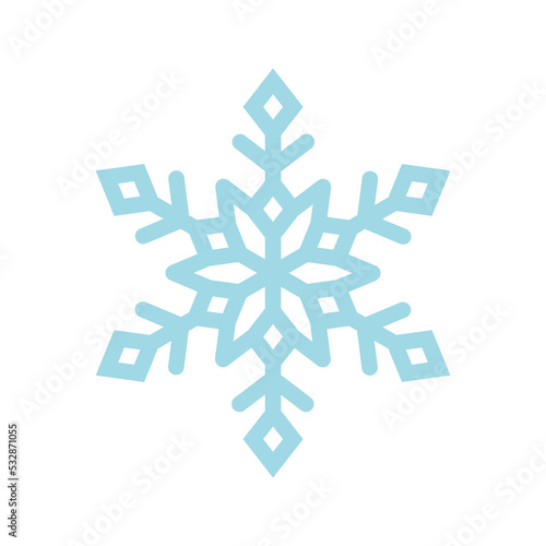 blue snowflake illustration