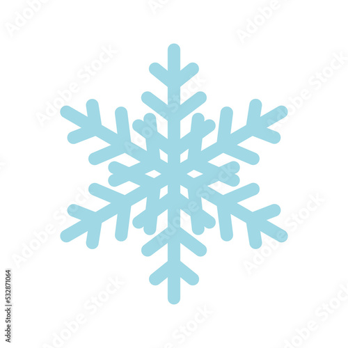 blue snowflake illustration