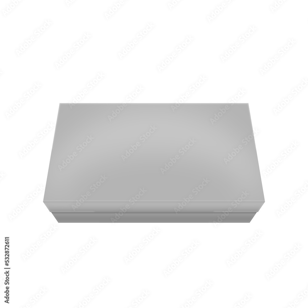 white box isolated on white white box isolated on white