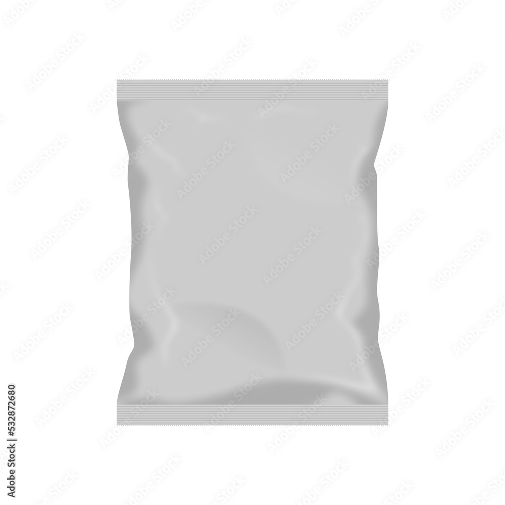 white plastic package