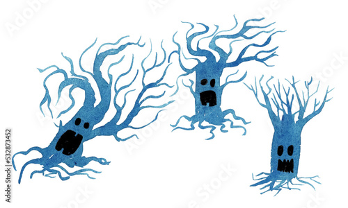 Foto Halloween monster trees