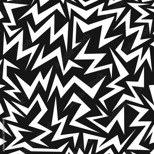 Simple background with seamless sharp and zigzag pattern