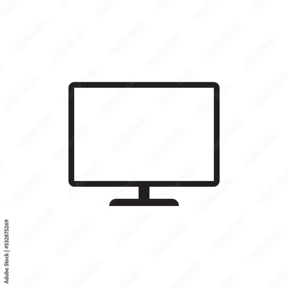 computer icon , screen icon vector computer icon , screen icon vector