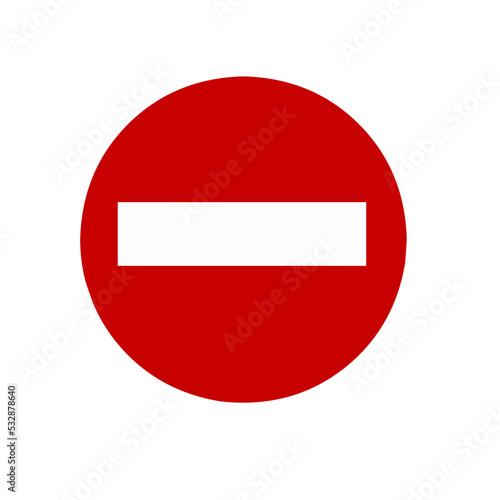 Indonesian Traffic Sign. photo