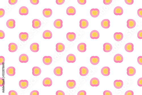 Pattern Heart in pink gradient for gift wrapping paper. vector illustration